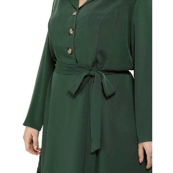 Shop Women S Plus Size Career Button Down Lapel Vintage Shirt
