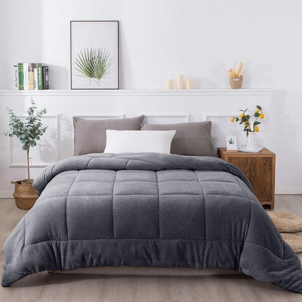 KASENTEX Warm Plush Comforter, Ultra 