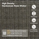 preview thumbnail 9 of 105, Murphy Outdoor Wicker Patio Outdoor Sofa Swivel Chair Coffee Table
