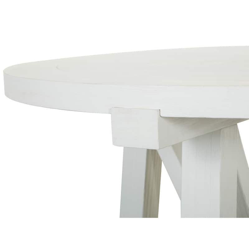 Magnussen Home Harper Springs Silo White 48" Round Dining Table - 48''W x 48''D x 30''H