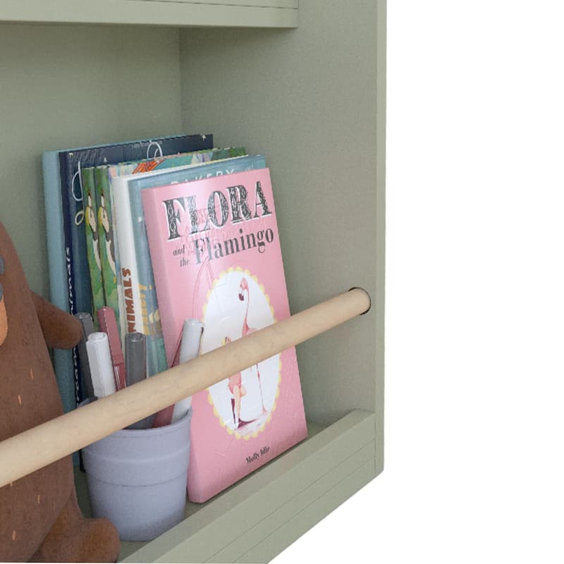 3 Tier Kids Book Shelf,Kids Book Rack, Helps Keep Bedrooms, Playrooms, and Classrooms Organized
