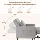 preview thumbnail 25 of 64, 3-in-1 Adjustable Sleeper Sofa Bed, Pull Out Chair Sofa, Convertible Folding Bed for Living Room