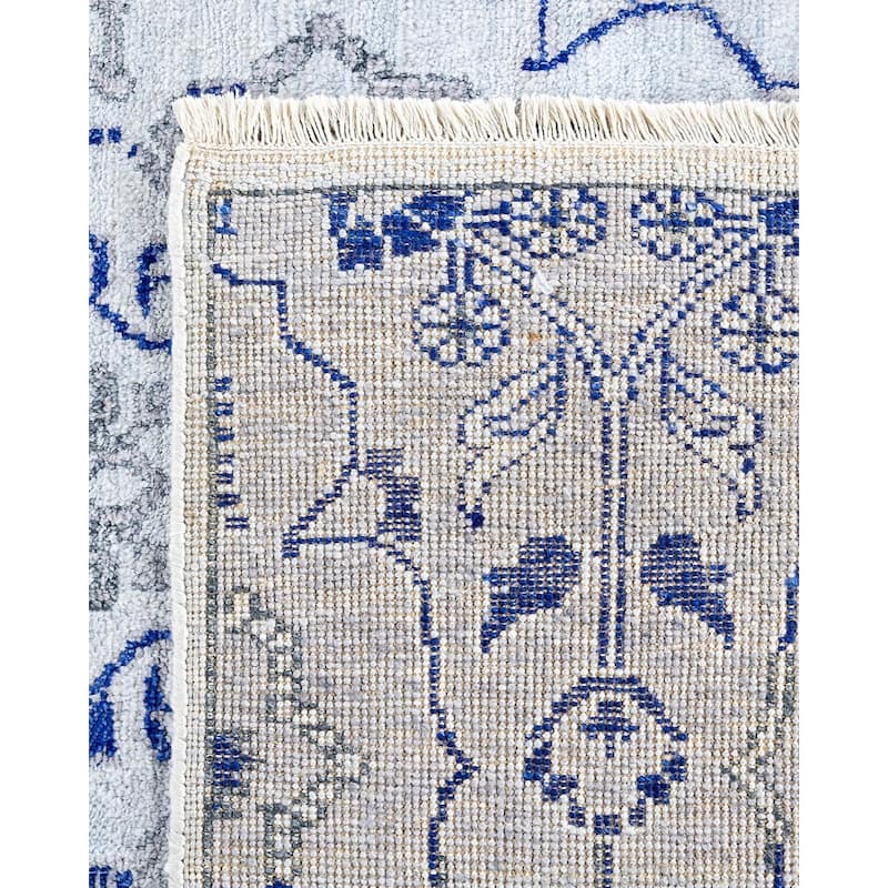 Modern One-of-a-Kind Handmade Area Rug - Beige, 9' 0" x 12' 4" - 9' 0" x 12' 4"