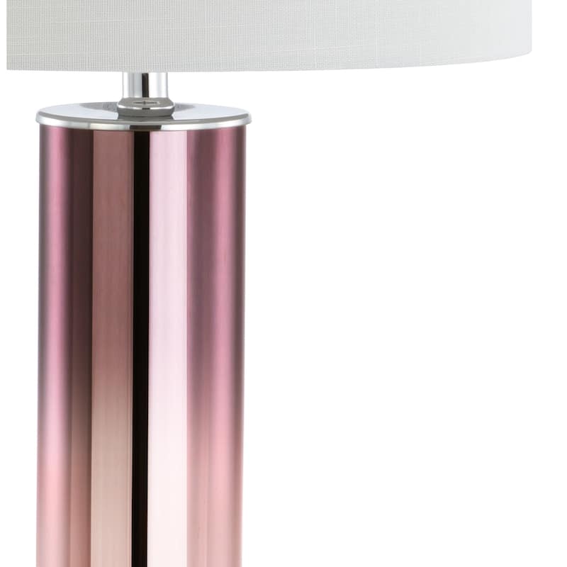 Bella 27" Glass /Crystal LED Table Lamp, Rose Gold by JONATHAN Y