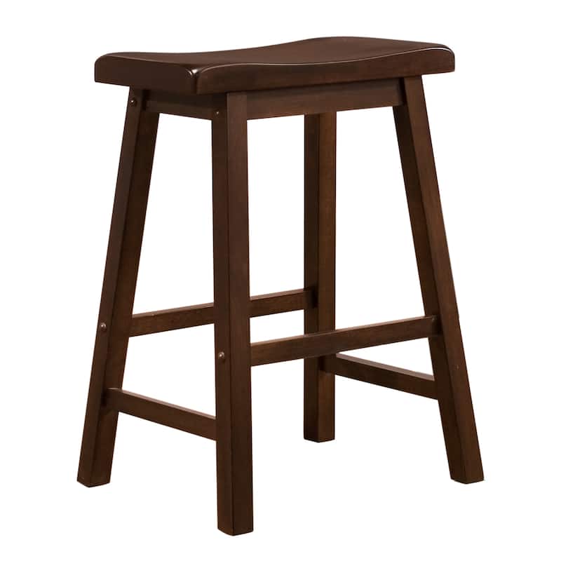 Salvador Saddle Seat Counter Stool (Set of 2) by iNSPIRE Q Bold