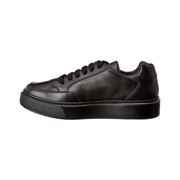 prada leather platform sneakers