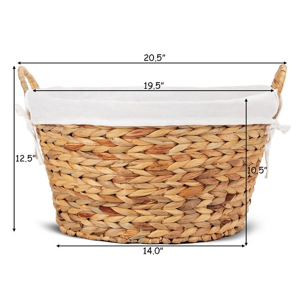 large storage basket with handles