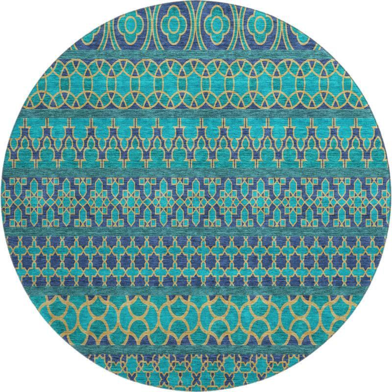 Premium Washable Super Soft Boho Stripes Mayfield Rug