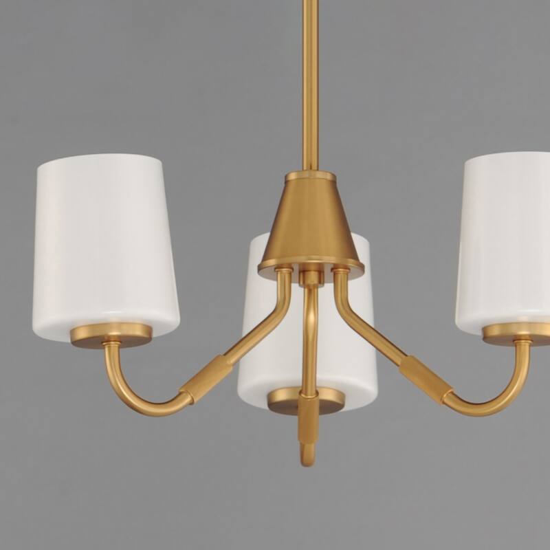 Maxim 12695WT Durham 3 Light 19" Wide Chandelier