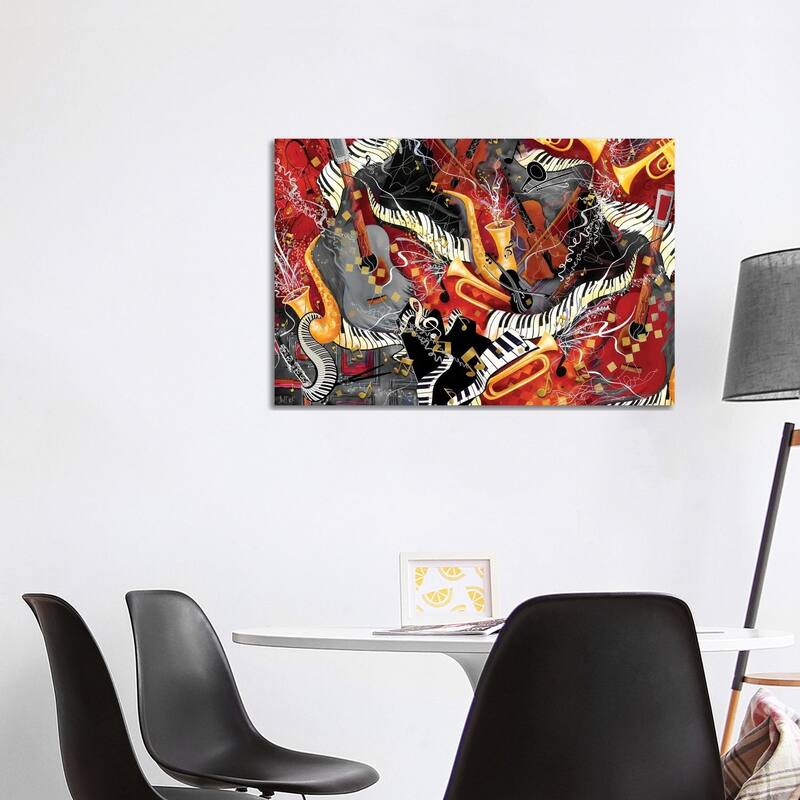 iCanvas "Music Jam" by Juleez Canvas Print - 26x40x1.5