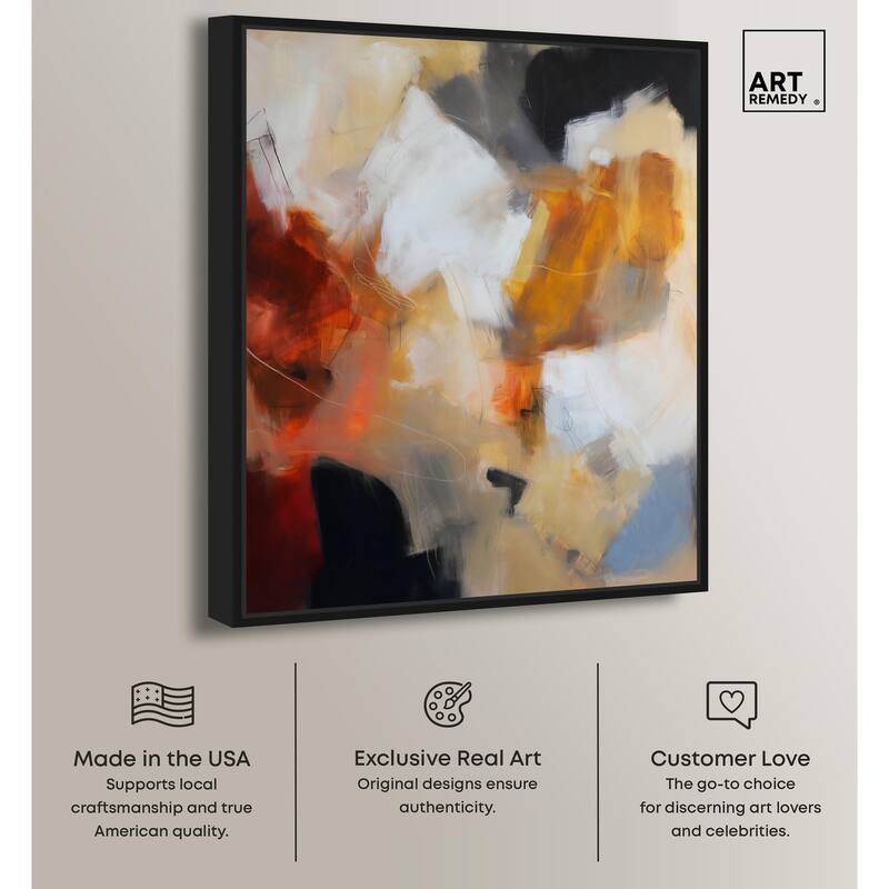 Earth and Fire I Canvas by Art Remedy