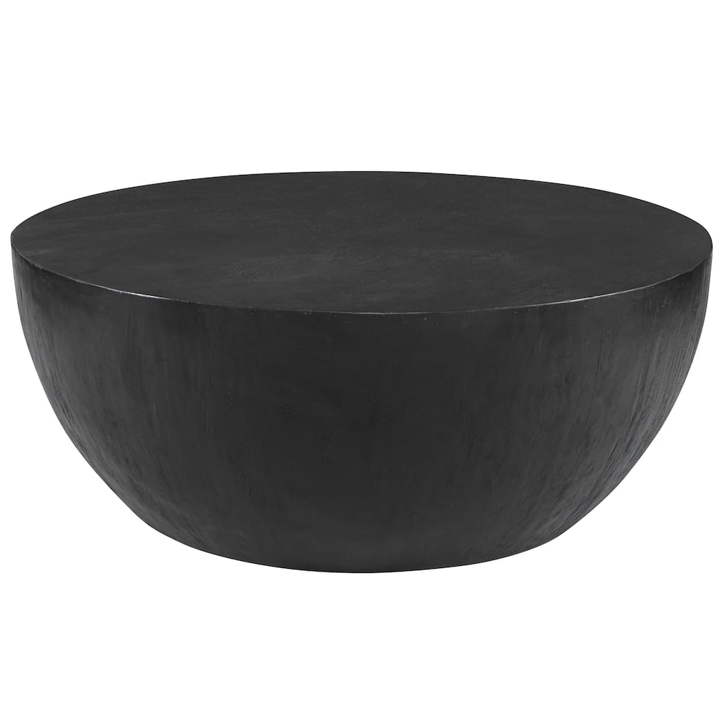 Uttermost Lark Ebony Coffee Table - 42"W x 16"H x 42"D