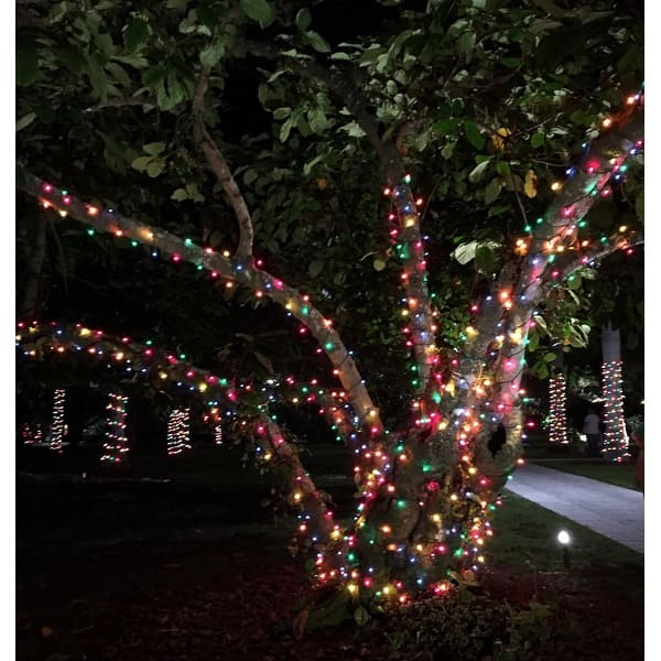 Liteup 100 Solar Led String Lights 2 Pack Multicolor Overstock 26855793