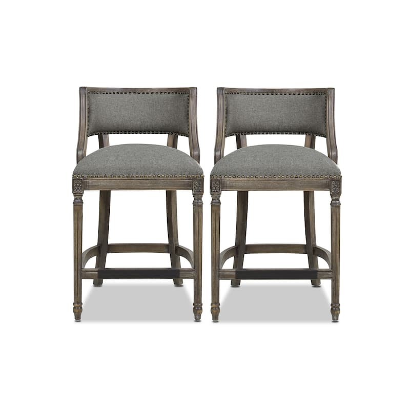 Paris Farmhouse Counter and Bar Stool with Backrest