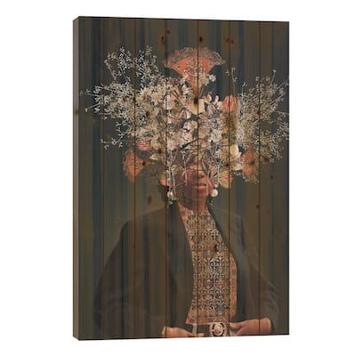 Meet Me In Paradise Print On Wood by Frank Moth - Multi-Color
