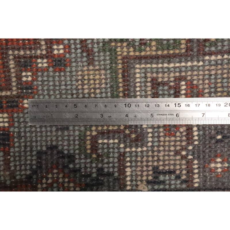 Hand Knotted Oriental 100% Wool Carpet Traditional Medallion Oranges & Rust Heriz (serapi) Area Rug - 5' 1'' X 3' 0''