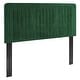 preview thumbnail 2 of 28, Milenna Channel Tufted Performance Velvet King/California King Headboard