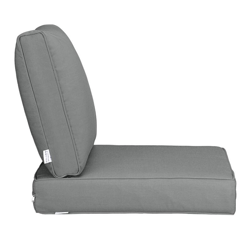 Outdoor Waterproof Rectangle Deep Seat Chair Cushion