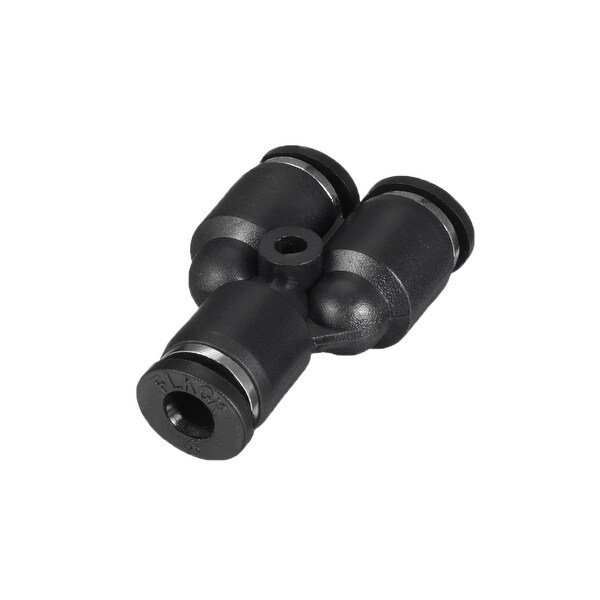 5pcs Push To Connect Fittings Y Type Tube Connect 4 mm or 5/32" od Black - 5pcs 5/32"