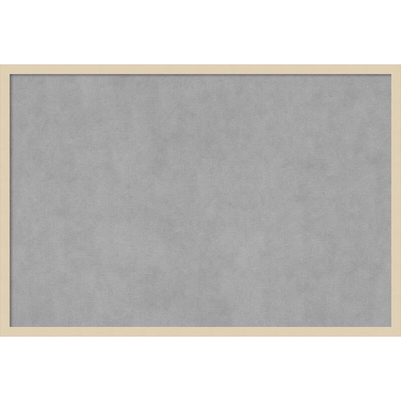 Amanti Art Svelte Natural Framed Magnetic Board