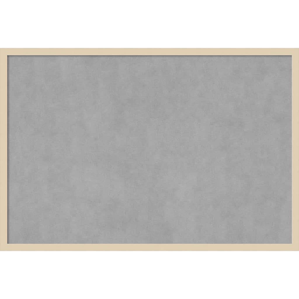 Amanti Art Svelte Natural Framed Magnetic Board