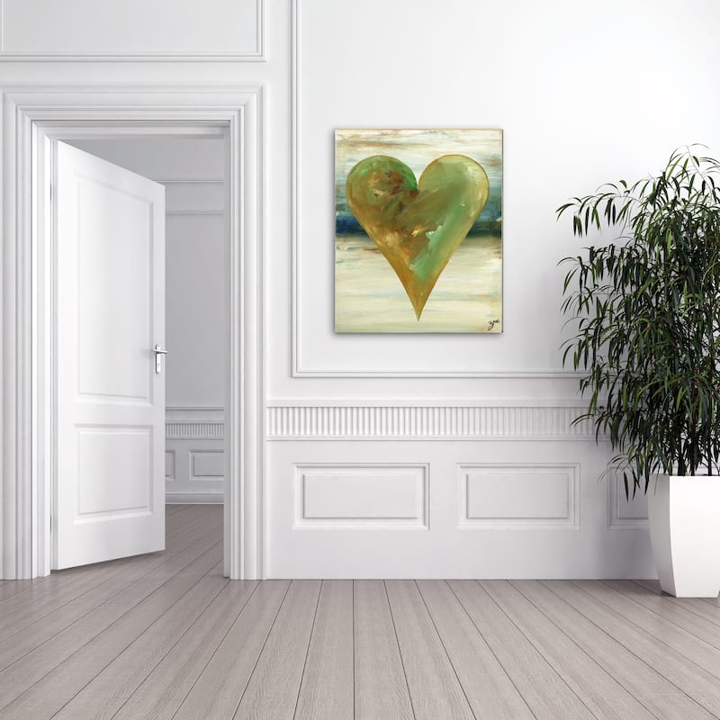 'Elijah' Heartwork Wrapped Canvas Wall Art