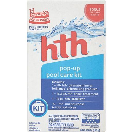 Lonza Microbial Hth Popup Pool Care Kit 91000 Unit: EACH Contains 3 per ...