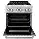 preview thumbnail 4 of 28, ZLINE 30" 4.0 cu. ft. Dual Fuel Range with Gas Stove and Electric Oven in Fingerprint Resistant Stainless Steel