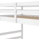 preview thumbnail 14 of 34, Multi-Functional Bunk Bed with 2 Built-in Ladder, Solid Wood Bed Frame, Low Bunk Beds with Safety Guardrail for Kids Boys Girls