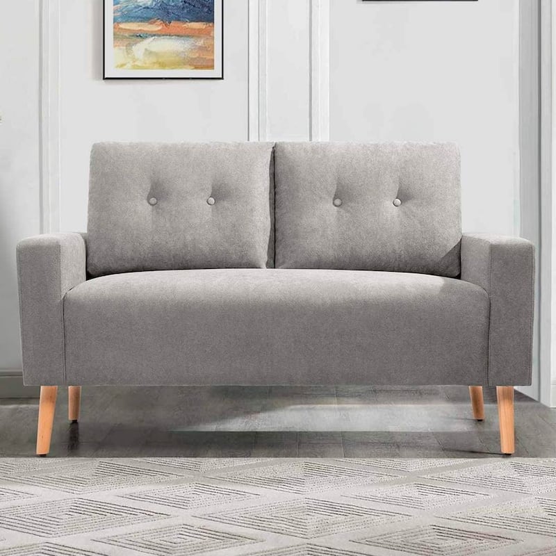 Homall Mid-Century Loveseat Button Tufted 2 Seater Sofa
