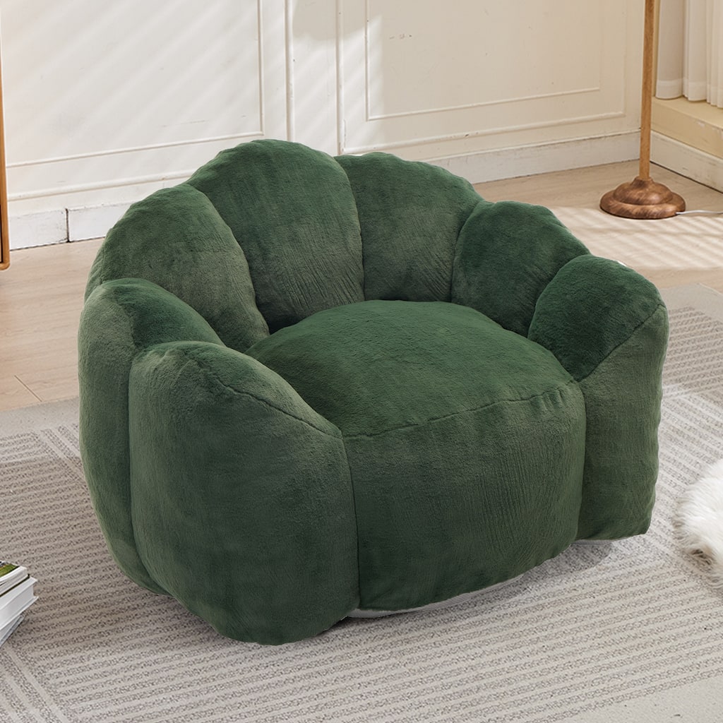 Lotus Type compression Sofa Adult Bean Bag with pull ring Can Be Easily Moved Without Installation For various environmensuch