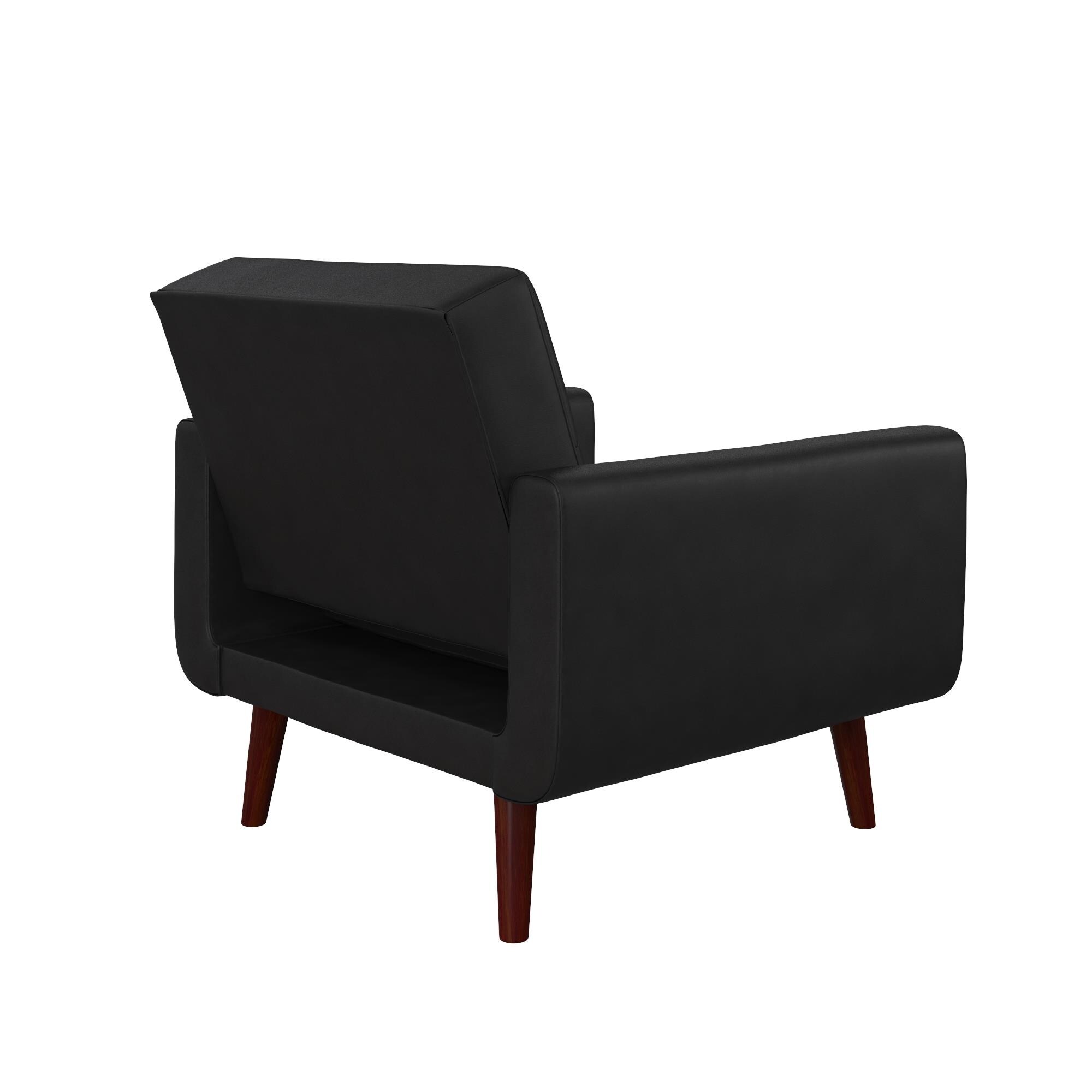Avenue greene fania faux leather modern chair shop
