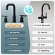 preview thumbnail 42 of 42, WOWOW 8-inch Dual Handle Widespread Bathroom Faucet