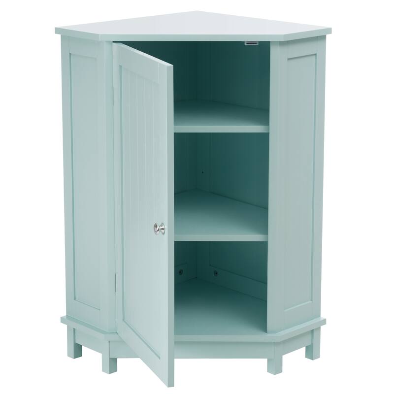 Bathroom Corner Cabinet with Adjustable Shelf