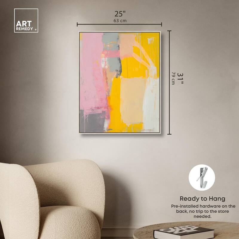 Tangerine Blush I Canvas by Art Remedy