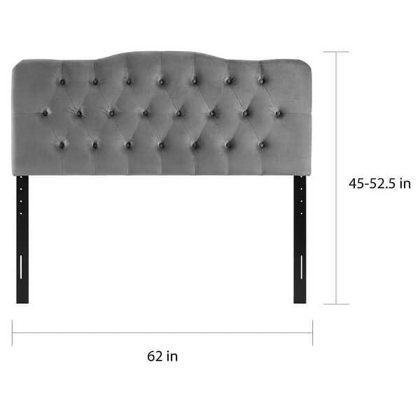 Annabel Diamond Tufted Performance Velvet Headboard