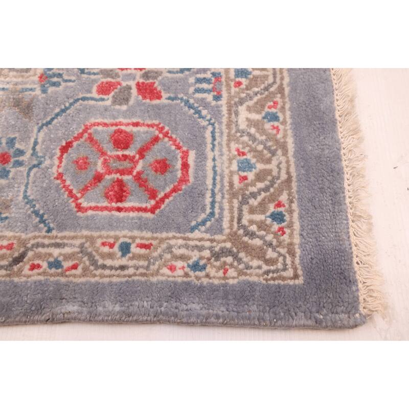 ECARPETGALLERY Hand-knotted Jules Serapi Light Denim Blue Wool Rug - 8'10 x 11'8
