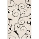 preview thumbnail 25 of 111, SAFAVIEH Florida Shag Shahin Scroll 1.2-inch Thick Textured Rug 2'3" x 4' - Ivory/Black