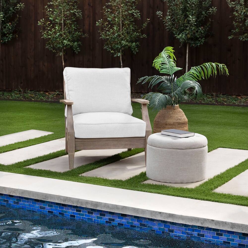 Sorra Home Sunbrella Outdoor Corded Chair Cushion