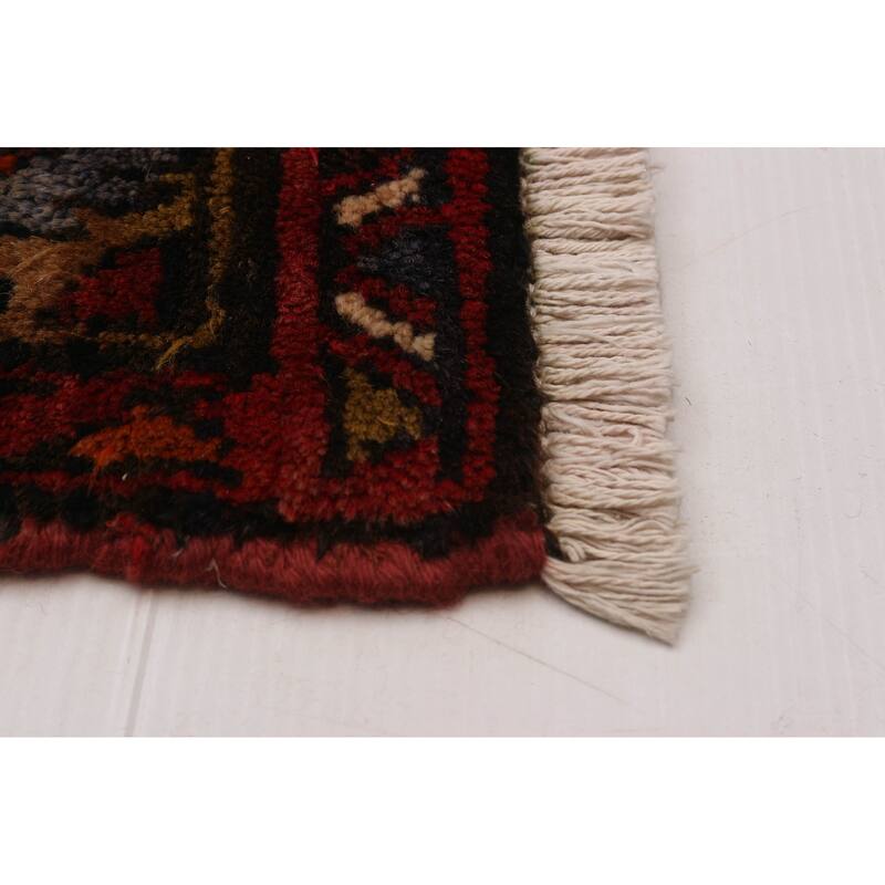 ECARPETGALLERY Hand-knotted Konya Anatolian Navy Wool Rug - 3'9 x 13'9