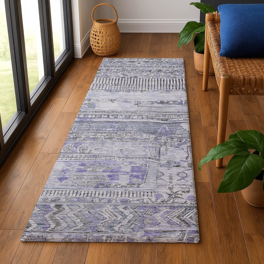 Premium Washable Super Soft Modern Global Mayfield Rug