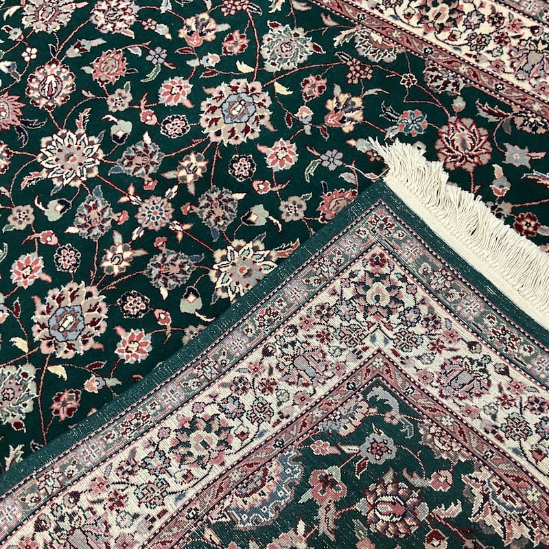 HERAT ORIENTAL Handmade Tabriz Wool & Silk Rug - 4' x 6'