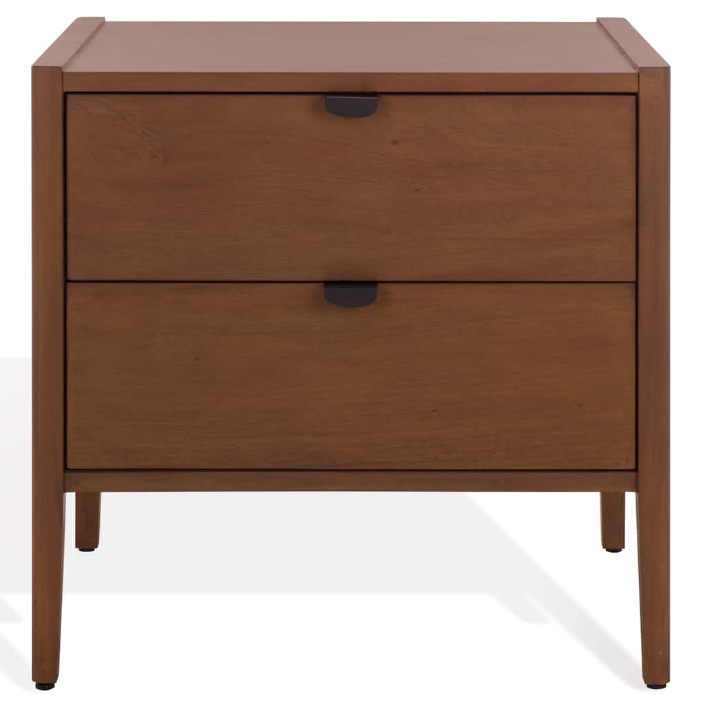 SAFAVIEH Couture Mayalyn Wood 2-Drawer Nightstand