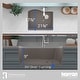 preview thumbnail 34 of 58, Karran Undermount Quartz 24 in. Single Bowl Kitchen Sink Kit