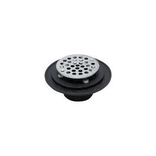 PROFLO PF42959RD Chrome Cast Iron Round Shower Drain 2/" Ic Connection