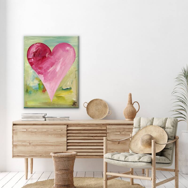 'Mumbai' Heartwork Wrapped Canvas Art