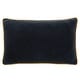 preview thumbnail 10 of 22, Carson Carrington Odelas Solid Lumbar Pillow 13"X21" Cover Only - Navy/Cream