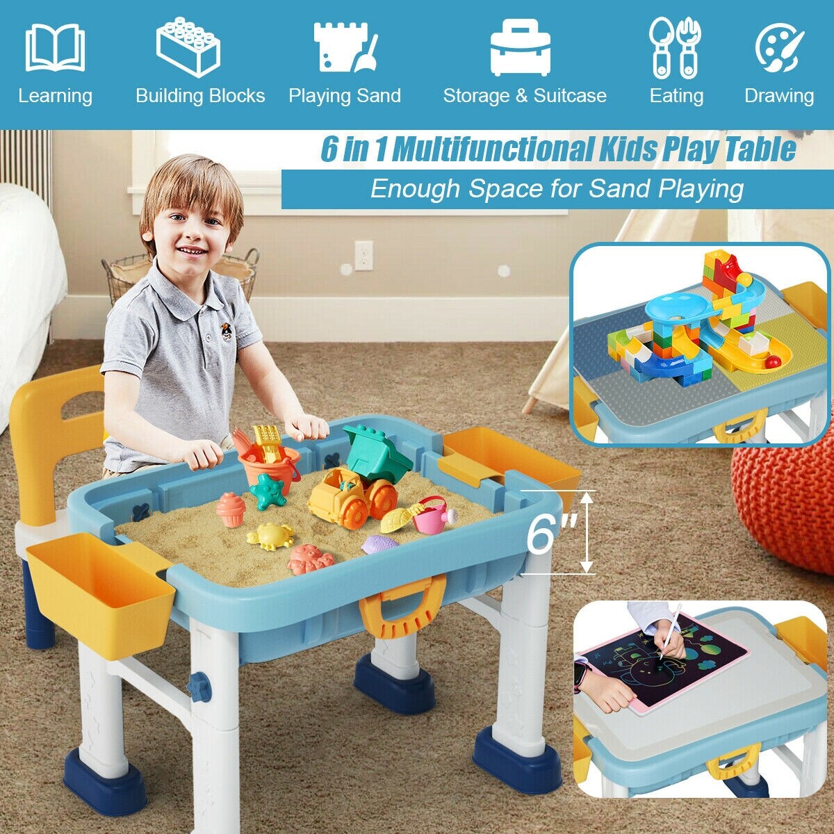 kids learning activity table
