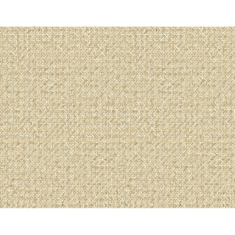 Seabrook Designs Mika Unpasted Wallpaper - 27 in. W x 27 ft. L - Hemp