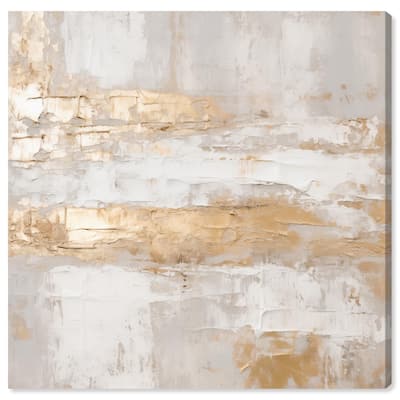 Melted Goldscape I Canvas by Art Remedy, Gallery Wrapped